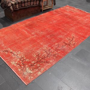 5.3 ft. x 10.5 ft. Vintage Overdyed Rug TR33183 Image 1
