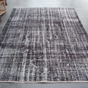 6.4 ft. x 9 ft. Vintage Overdyed Rug TR33223 Image 1
