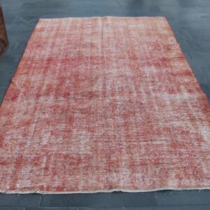 5.6 ft. x 9 ft. Vintage Overdyed Rug TR33313 Image 1