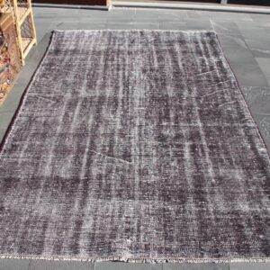 5.6 ft. x 9.3 ft. Vintage Overdyed Rug TR33323 Image 1