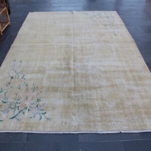 6.5 ft. x 10.3 ft. Vintage Overdyed Rug TR33393 Image 1