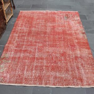 5.2 ft. x 7.4 ft. Vintage Overdyed Rug TR33403 Image 1
