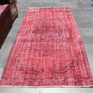 4.6 ft. x 9.4 ft. Vintage Overdyed Rug TR33443 Image 1