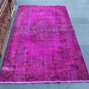 3.7 ft. x 7.1 ft. Vintage Overdyed Rug TR33663 Image 1