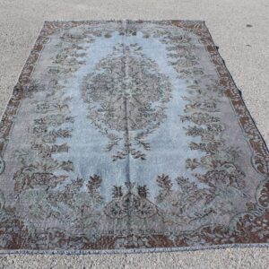 5.5 ft. x 9.2 ft. Vintage Overdyed Rug TR33683 Image 1