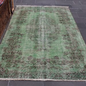 4.6 ft. x 8.2 ft. Vintage Overdyed Rug TR33693 Image 1