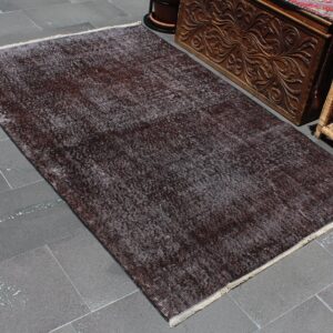 3.8 ft. x 6 ft. Vintage Overdyed Rug TR33703 Image 1