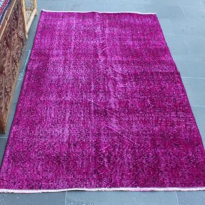 3.6 ft. x 6.3 ft. Vintage Overdyed Rug TR33783 Image 1