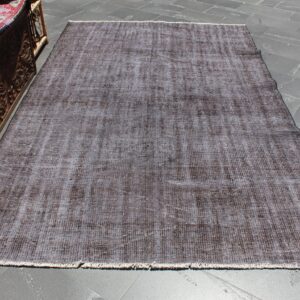 5.6 ft. x 8.9 ft. Vintage Overdyed Rug TR33823 Image 1