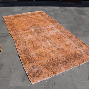 4.6 ft. x 9.1 ft. Vintage Overdyed Rug TR33863 Image 1