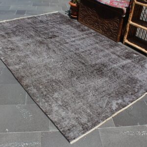 5.5 ft. x 8.5 ft. Vintage Overdyed Rug TR33913 Image 1