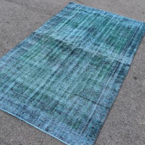 4.5 ft. x 7.5 ft. Vintage Overdyed Rug TR33943 Image 1