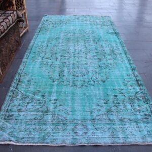 4.7 ft. x 10.1 ft. Vintage Overdyed Rug TR33983 Image 1