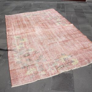 5.3 ft. x 8.3 ft. Vintage Overdyed Rug TR33993 Image 1