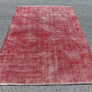 4.8 ft. x 8.4 ft. Vintage Overdyed Rug TR34033 Image 1