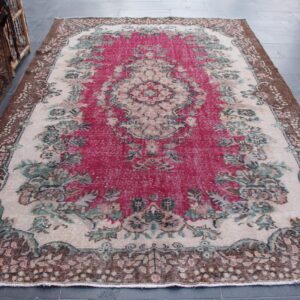 6.4 ft. x 9.8 ft. Vintage Turkish Rug TR34037 Image 1
