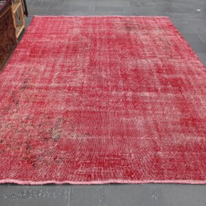 7 ft. x 9.9 ft. Vintage Overdyed Rug TR34073 Image 1