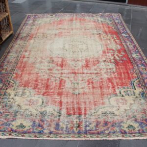 6.3 ft. x 9.6 ft. Vintage Turkish Rug TR34097 Image 1
