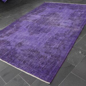 6.7 ft. x 10.7 ft. Vintage Overdyed Rug TR34143 Image 1