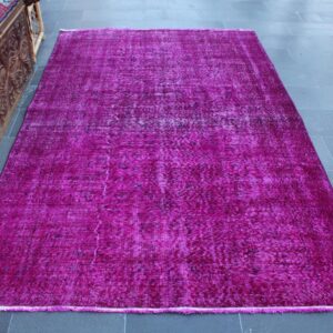 5.3 ft. x 8.8 ft. Vintage Overdyed Rug TR34153 Image 1