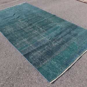 4.8 ft. x 9 ft. Vintage Overdyed Rug TR34163 Image 1