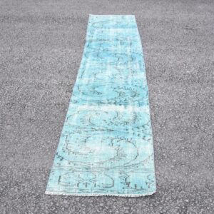 2.2 ft. x 9.6 ft. Vintage Overdyed Rug TR34203 Image 1