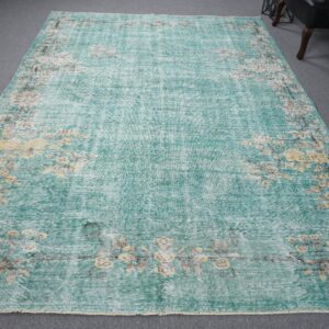6.6 ft. x 9.8 ft. Vintage Overdyed Rug TR34283 Image 1
