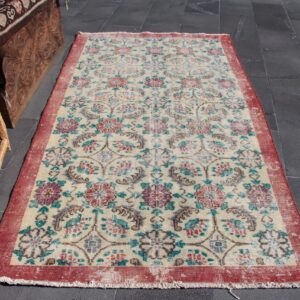3.8 ft. x 6.7 ft. Vintage Turkish Rug TR34377 Image 1