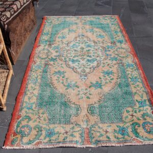 3.8 ft. x 7 ft. Vintage Turkish Rug TR34427 Image 1