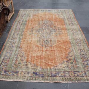 4.7 ft. x 7.4 ft. Vintage Turkish Rug TR34887 Image 1