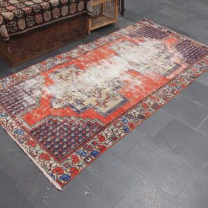3.9 ft. x 7.7 ft. Vintage Turkish Rug TR35147 Image 1