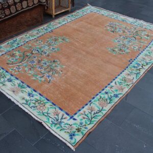 6.2 ft. x 8.9 ft. Vintage Turkish Rug TR35447 Image 1