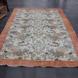 6.6 ft. x 10.2 ft. Vintage Turkish Rug TR35627 Image 1