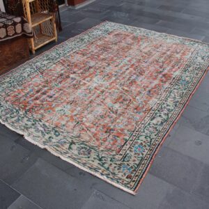 6.2 ft. x 8.6 ft. Vintage Turkish Rug TR35767 Image 1