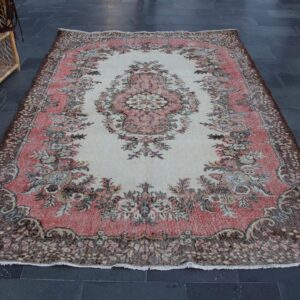 6.3 ft. x 9.8 ft. Vintage Turkish Rug TR36507 Image 1
