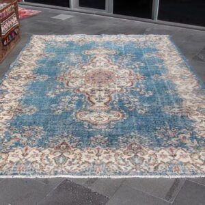 6.3 ft. x 9.5 ft. Vintage Turkish Rug TR37277 Image 1