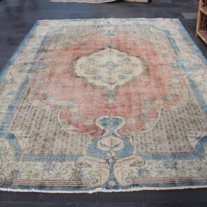 7.1 ft. x 12.8 ft. Vintage Turkish Rug TR37307 Image 1