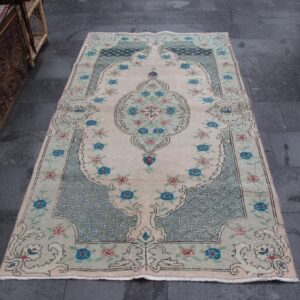 4 ft. x 7.4 ft. Vintage Turkish Rug TR37837 Image 1