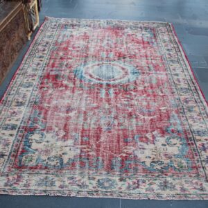 6.1 ft. x 9.7 ft. Vintage Turkish Rug TR37917 Image 1