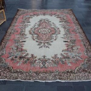 6.3 ft. x 9.8 ft. Vintage Turkish Rug TR38237 Image 1