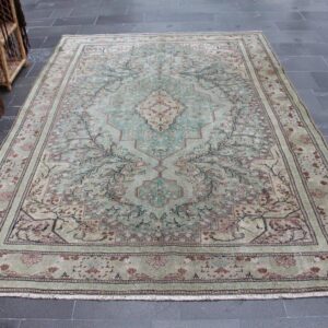 6.3 ft. x 9.5 ft. Vintage Turkish Rug TR38247 Image 1
