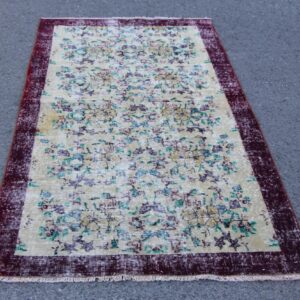 3.7 ft. x 6.6 ft. Vintage Turkish Rug TR38257 Image 1