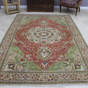 6.4 ft. x 9.5 ft. Vintage Turkish Rug TR38307 Image 1