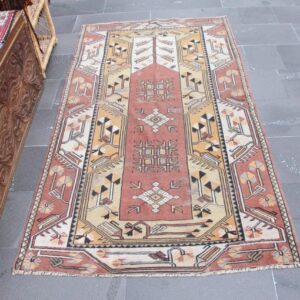 3.7 ft. x 6.8 ft. Vintage Turkish Rug TR38457 Image 1