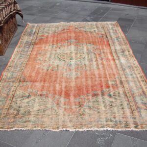 5.1 ft. x 8 ft. Vintage Turkish Rug TR38907 Image 1