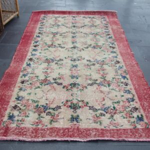 3.8 ft. x 7 ft. Vintage Turkish Rug TR39487 Image 1