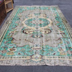 6.1 ft. x 9.8 ft. Vintage Turkish Rug TR39547 Image 1