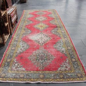 4.8 ft. x 13.1 ft. Vintage Turkish Rug TR39757 Image 1