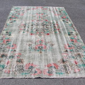 5.7 ft. x 9.1 ft. Vintage Turkish Rug TR39977 Image 1