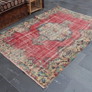 5.2 ft. x 8 ft. Vintage Turkish Rug TR40077 Image 1